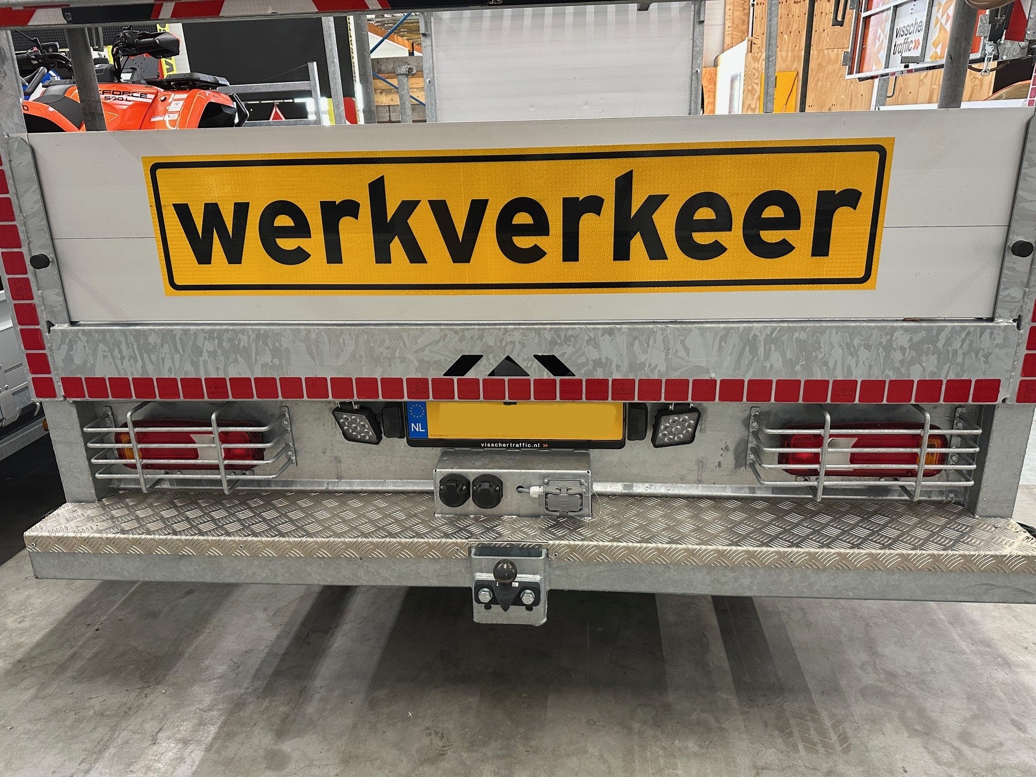 Sticker WERKVERKEER Reflecterend klasse 3 - Reflexfolie