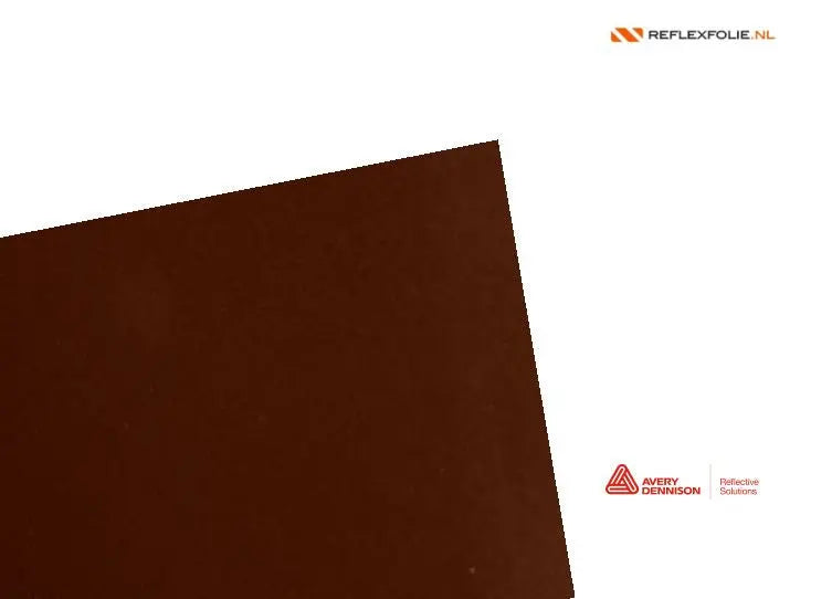 Reflecterende folie bruin klasse 1 - Reflexfolie