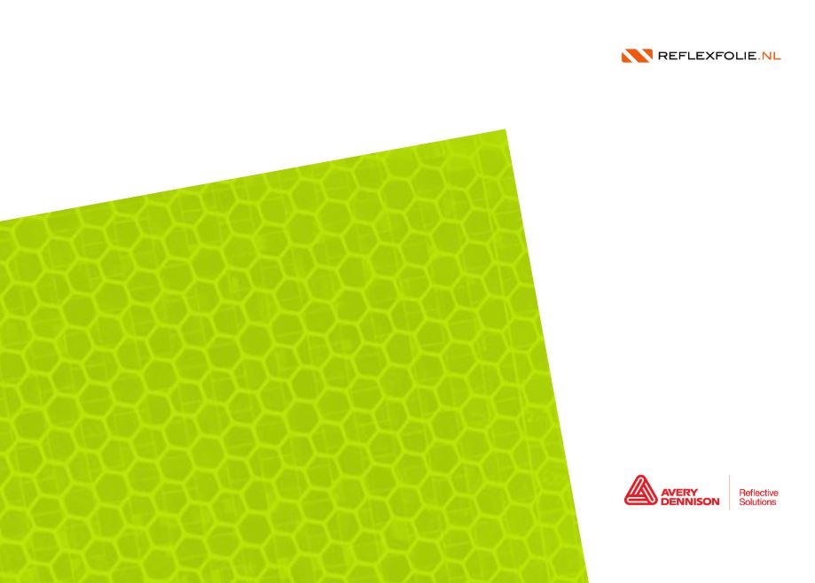 Reflecterende folie Fluor lime klasse 3 - Reflexfolie