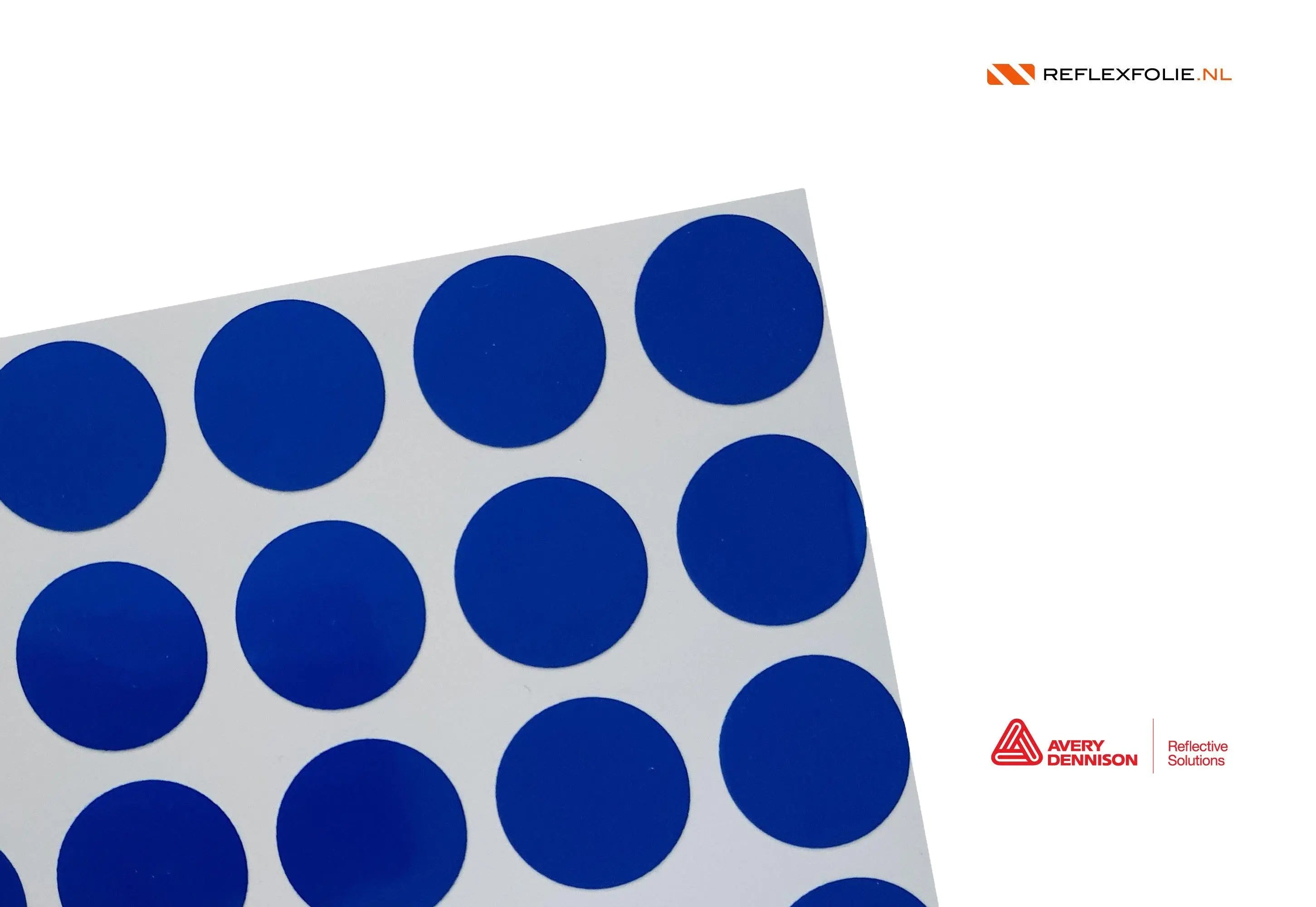 Reflecterende stippen blauw klasse 1 - Reflexfolie