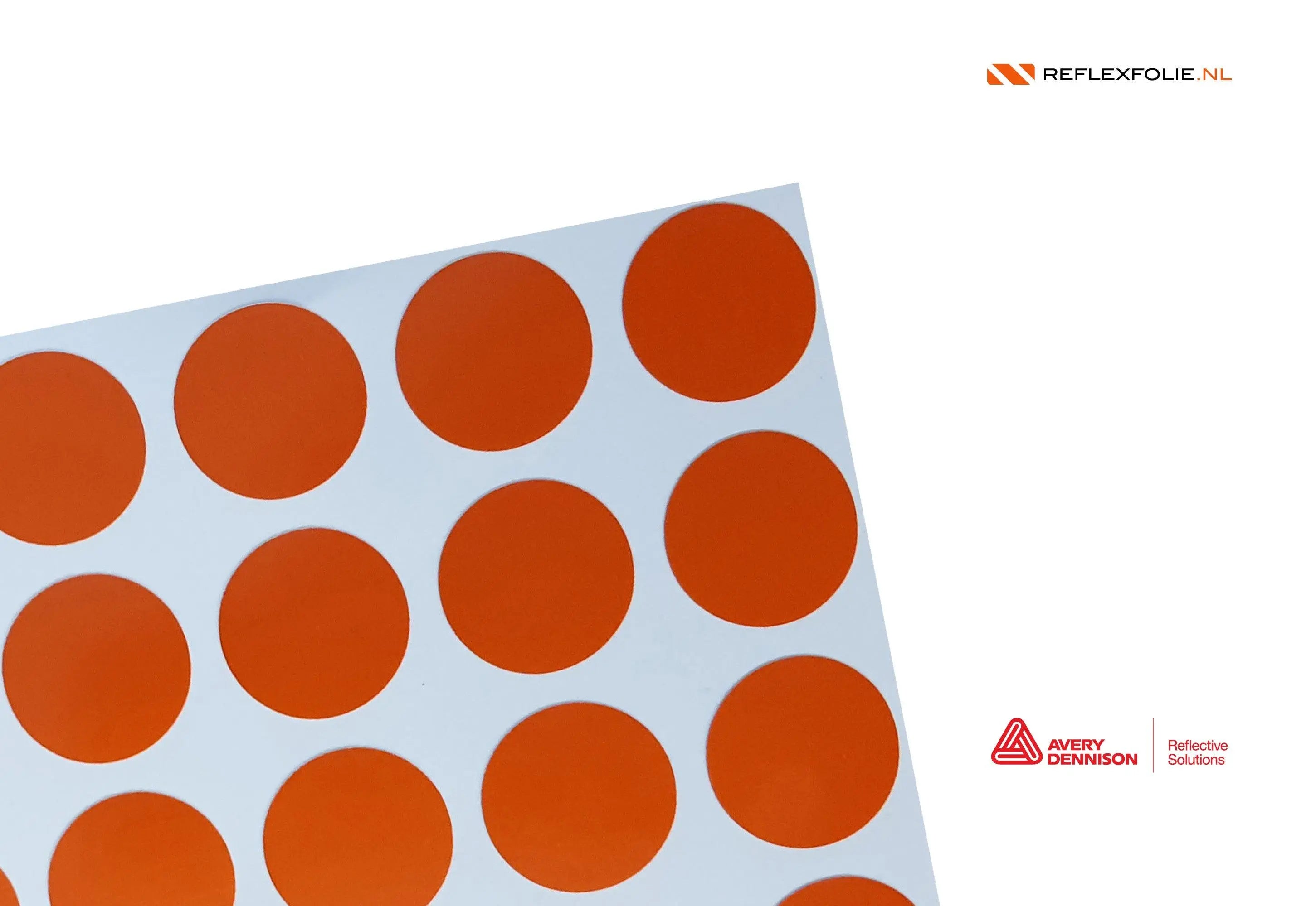Reflecterende stippen oranje klasse 1 - Reflexfolie