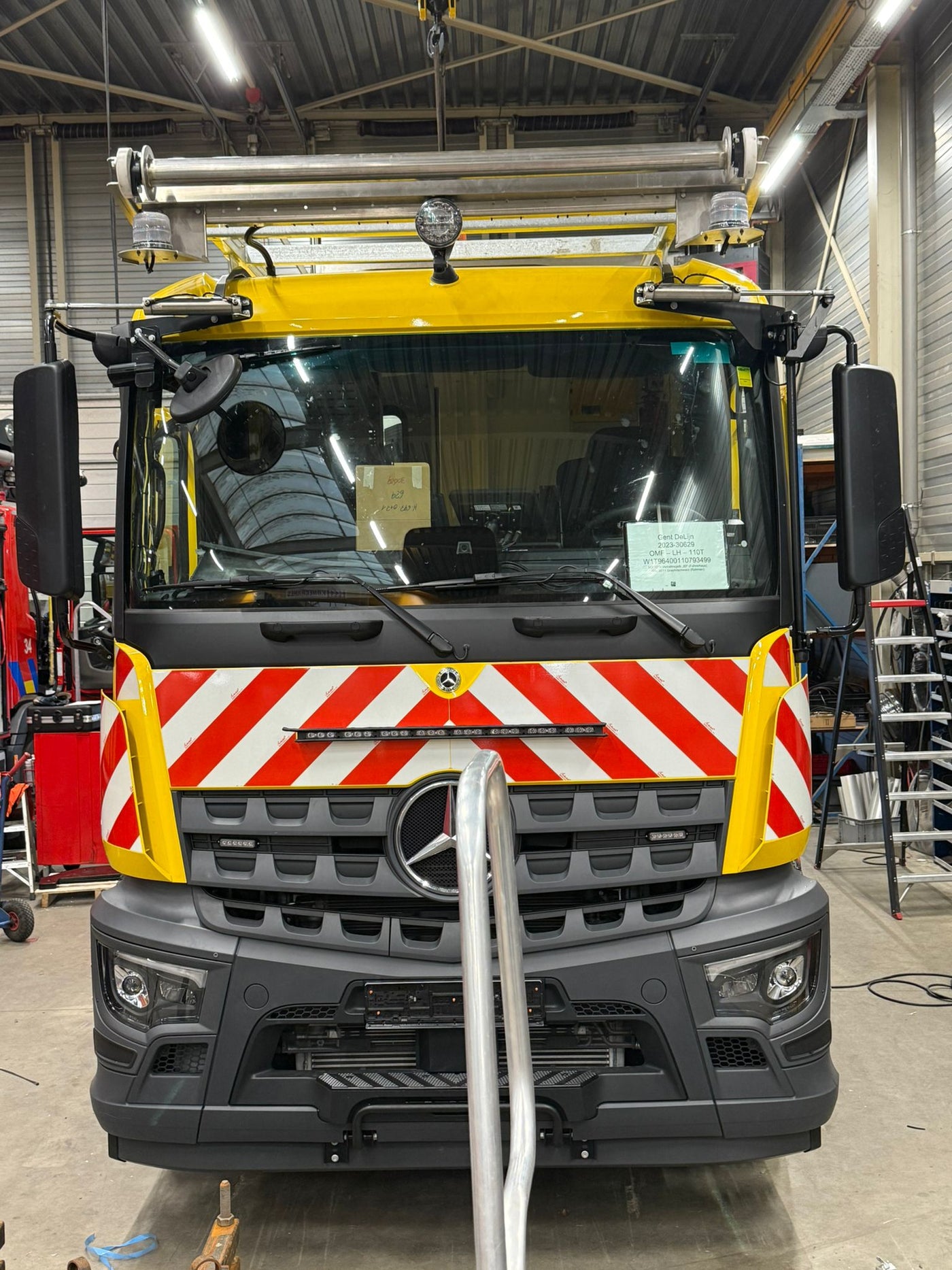 Reflecterende folie Chevron Rood/Wit klasse 1 - Reflexfolie