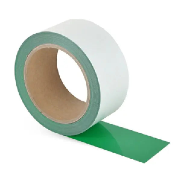 Vloermarkeringstape groen verwijderbaar 50mm x 15mtr - Reflexfolie