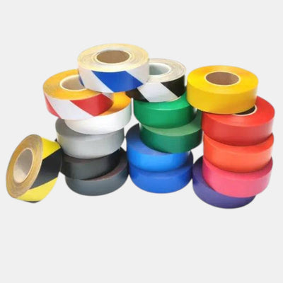 Vloermarkeringstape geel duurzaam 50 mm | Reflexfolie