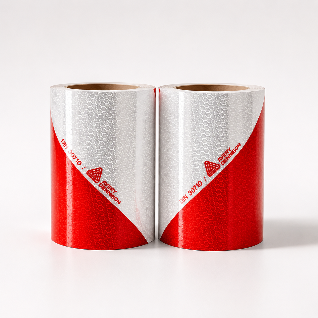 Industriemarkering Rood/Wit set links + rechts | Reflexfolie