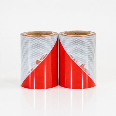 Industriemarkering Rood/Wit set links + rechts | Reflexfolie