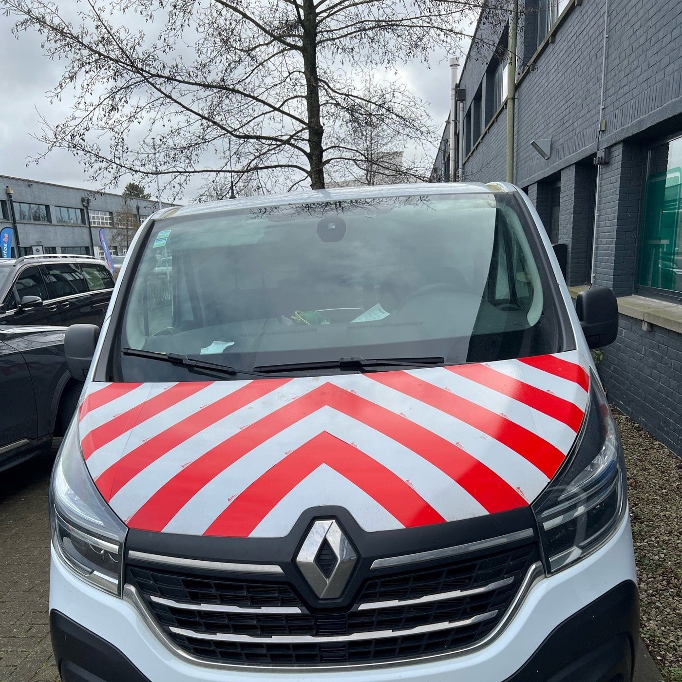 Reflecterende folie Chevron Rood/Wit klasse 1 - Reflexfolie