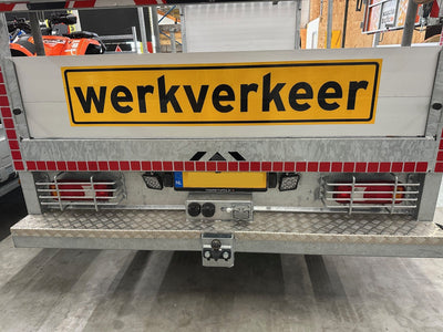 Sticker WERKVERKEER Reflecterend klasse 3 - Reflexfolie