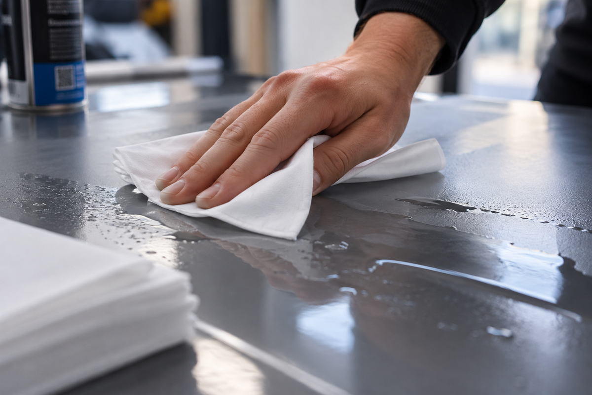 Microvezel Schoonmaakdoekjes Wit (150 st)