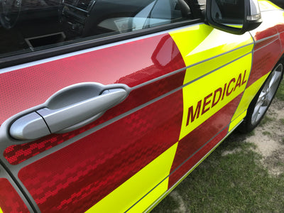 Reflecterende folie V-8008 Rood - Reflexfolie