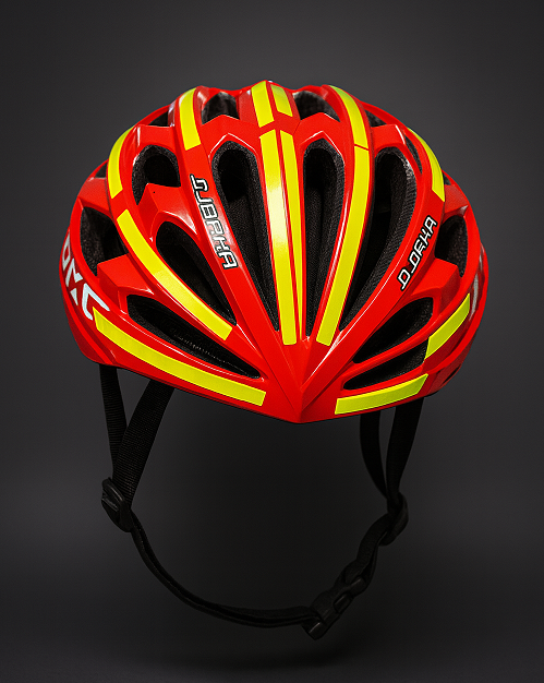 Reflecterende Fluor PVC-strips voor helm en fiets