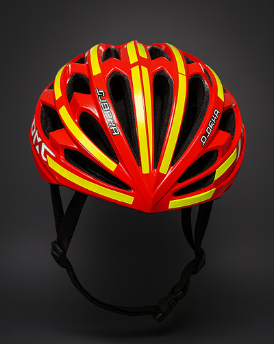 Reflecterende Fluor PVC-strips voor helm en fiets - Reflexfolie