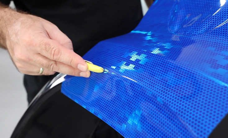 Reflecterende folie V-8005 Blauw - Reflexfolie