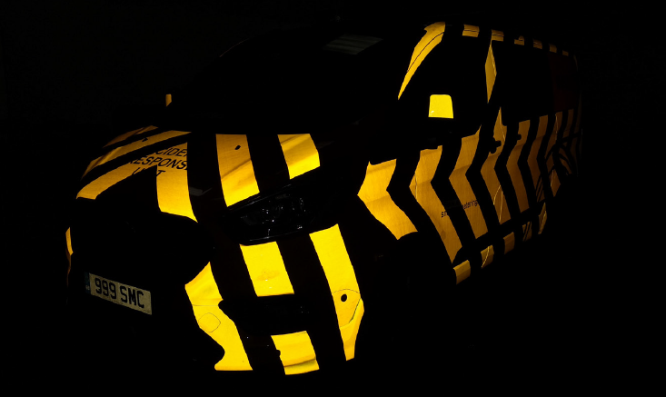 Reflecterende folie V-4000-235E Geel Easy Apply Adhesive - Reflexfolie