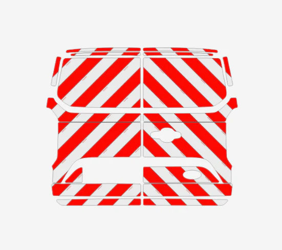 Chevron Ford Transit Custom 2024 achterkant | Avery Dennison