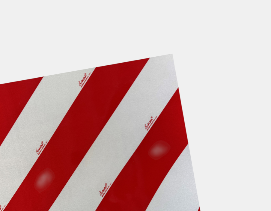Chevron folie Rood/Wit Klasse 1 | Avery Dennison