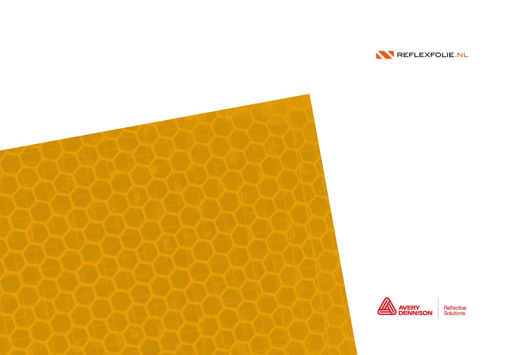 Reflecterende folie Fluor geel klasse 3 - Reflexfolie