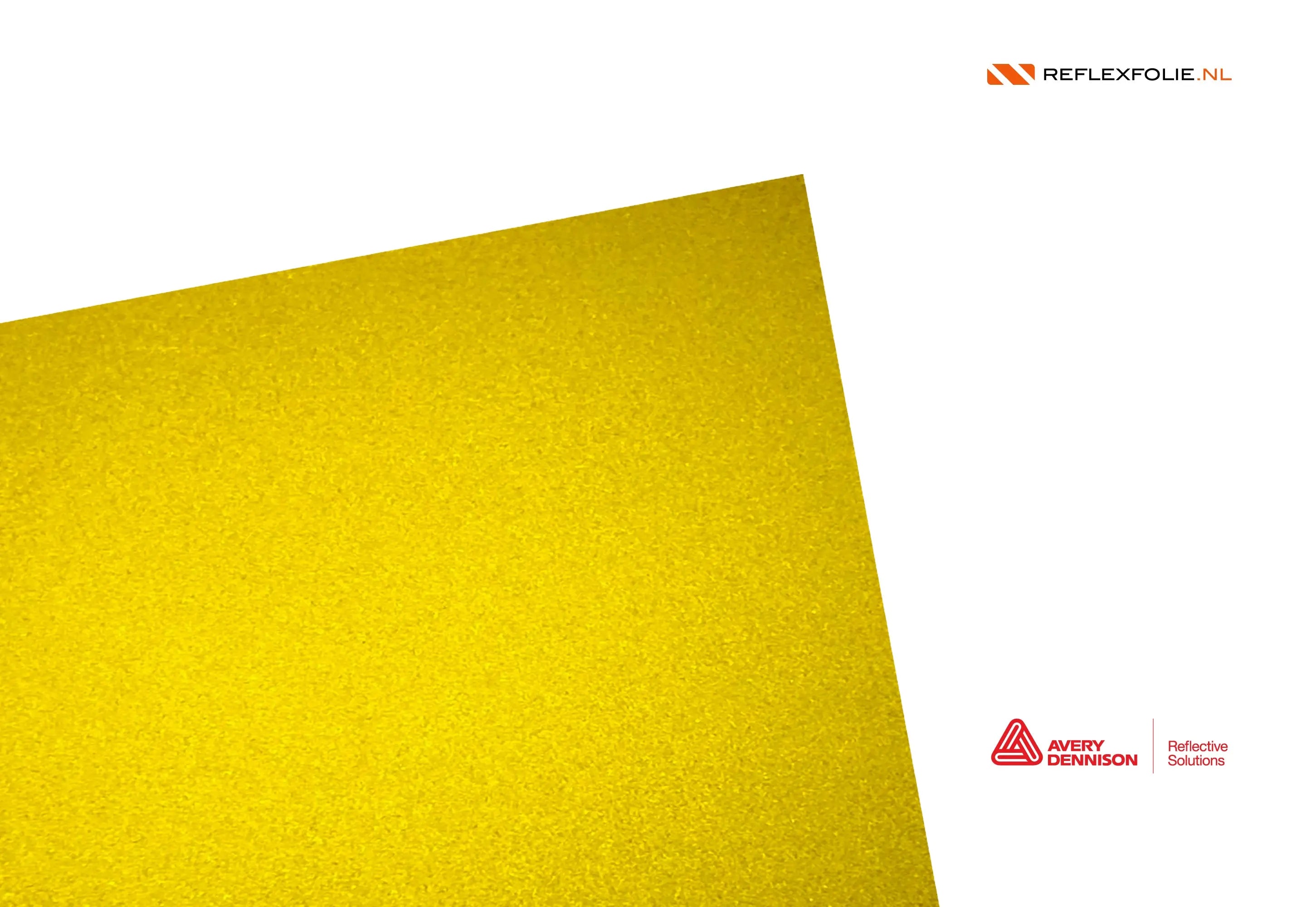 Reflecterende folie geel klasse 1 - Reflexfolie