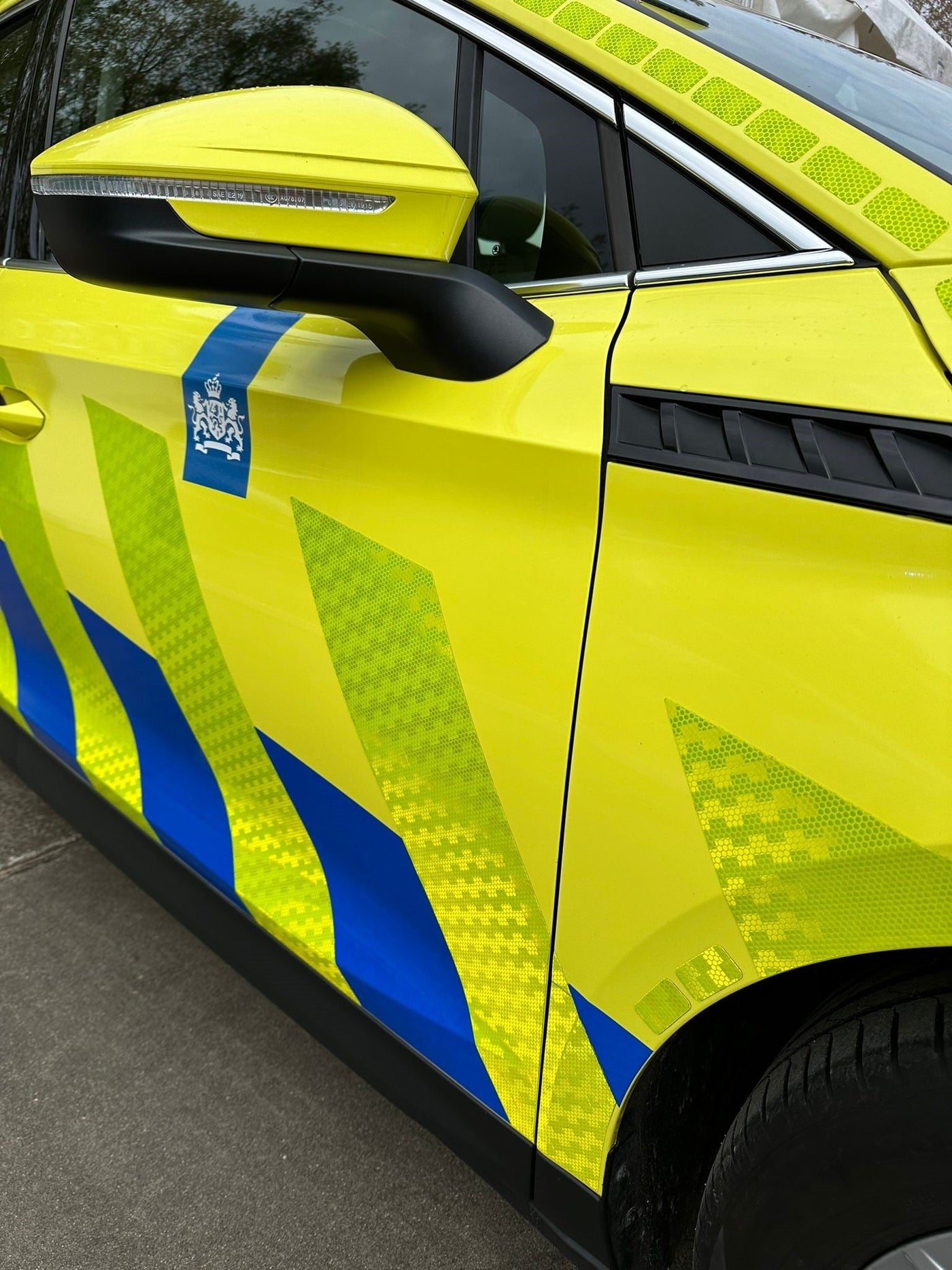 Reflecterende folie V-8013 Fluor Lime - Reflexfolie