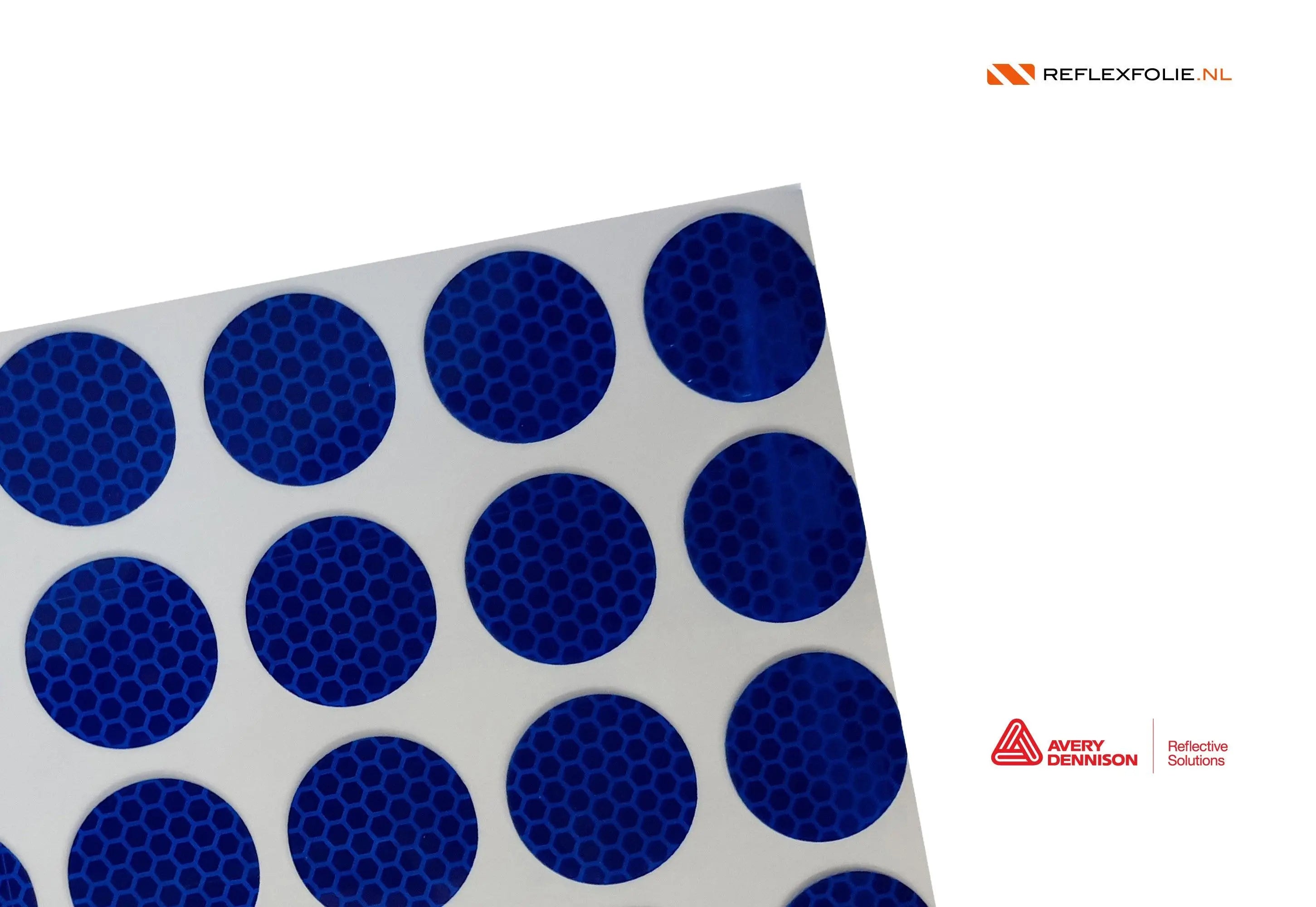 Reflecterende stippen blauw V-8005 - Reflexfolie